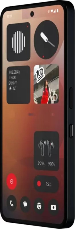 Nothing Phone A059P (3a Pro) 5G Black, (12 GB RAM, 256 GB Storage) 50 MP Camera,6.77" FHD+ flexible AMOLED display,5000 mAhVisit the Nothing Store
